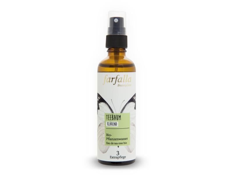 Farfalla Teebaum Bio-Pflanzenwasser 75 ml Bio-Pflanzenwasser mit Teebaumöl