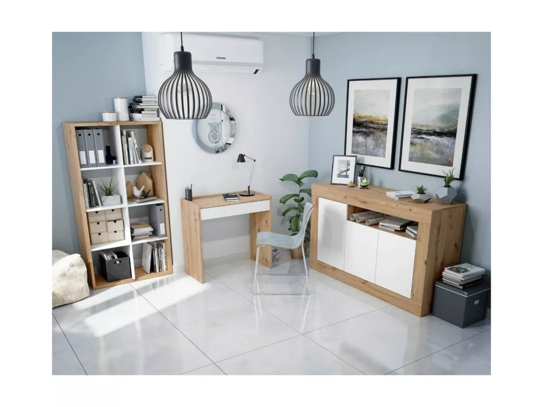 Bureau 1 tiroir Noa - L82 cm