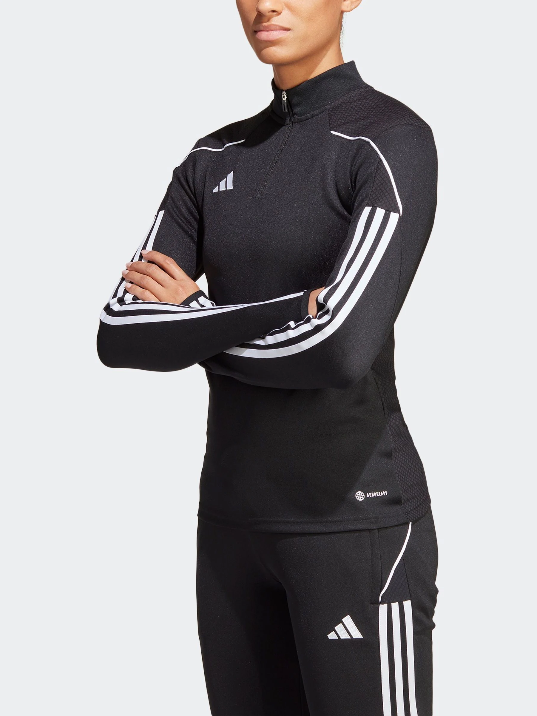 Zwart/wit - adidas Performance Tiro 23 League Trainingstop