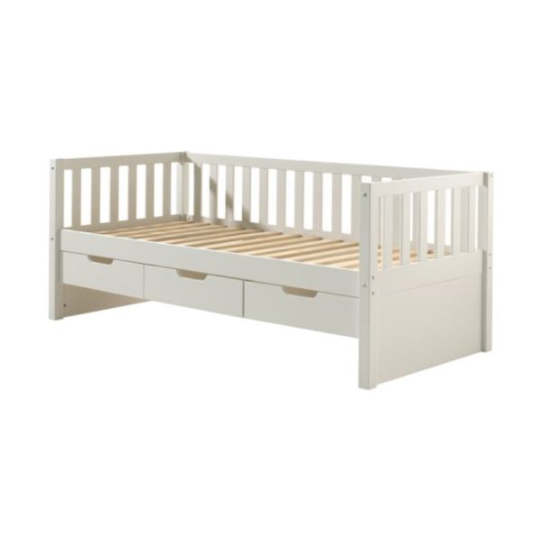 Vipack Fritz Kajuitbed Met Laden Milky Pine 90 x 200 cm