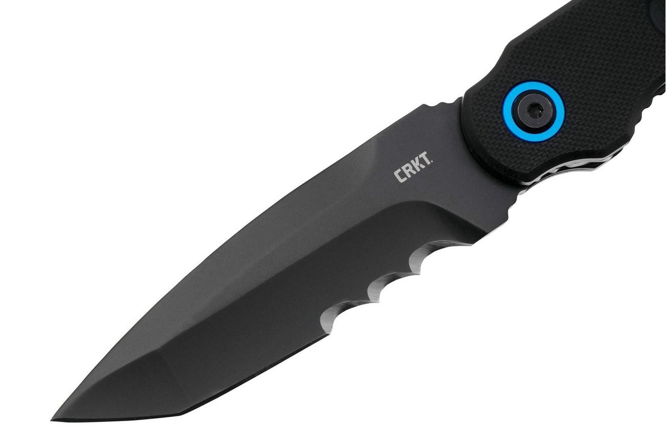 CRKT A.B.C. Folder, Veff Serrations 2606 Black G10 zakmes, Jim Hammond design