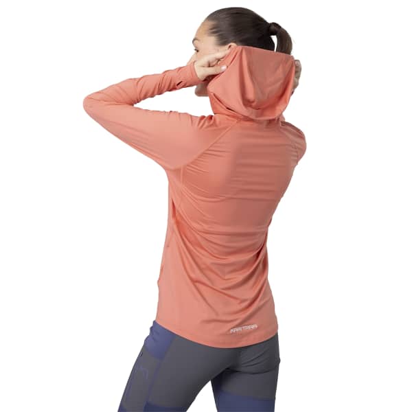 T-shirt running KARI TRAA SANNE SUNSHIRT PEACH PINK