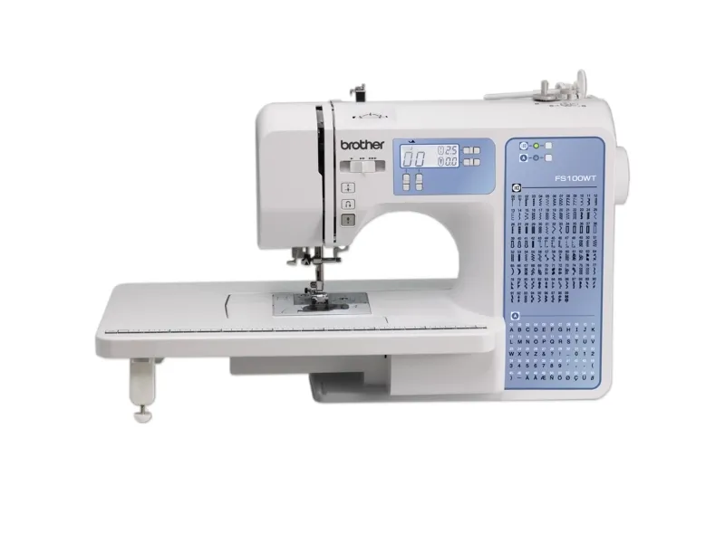Brother FS100WT Quilter - Sy- / quiltemaskine - computeriseret - 100 søm - 8 et-trins knaphuller - LCD display