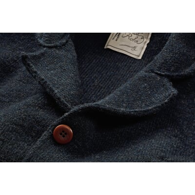Herren-Strickjacke, Dunkelblau