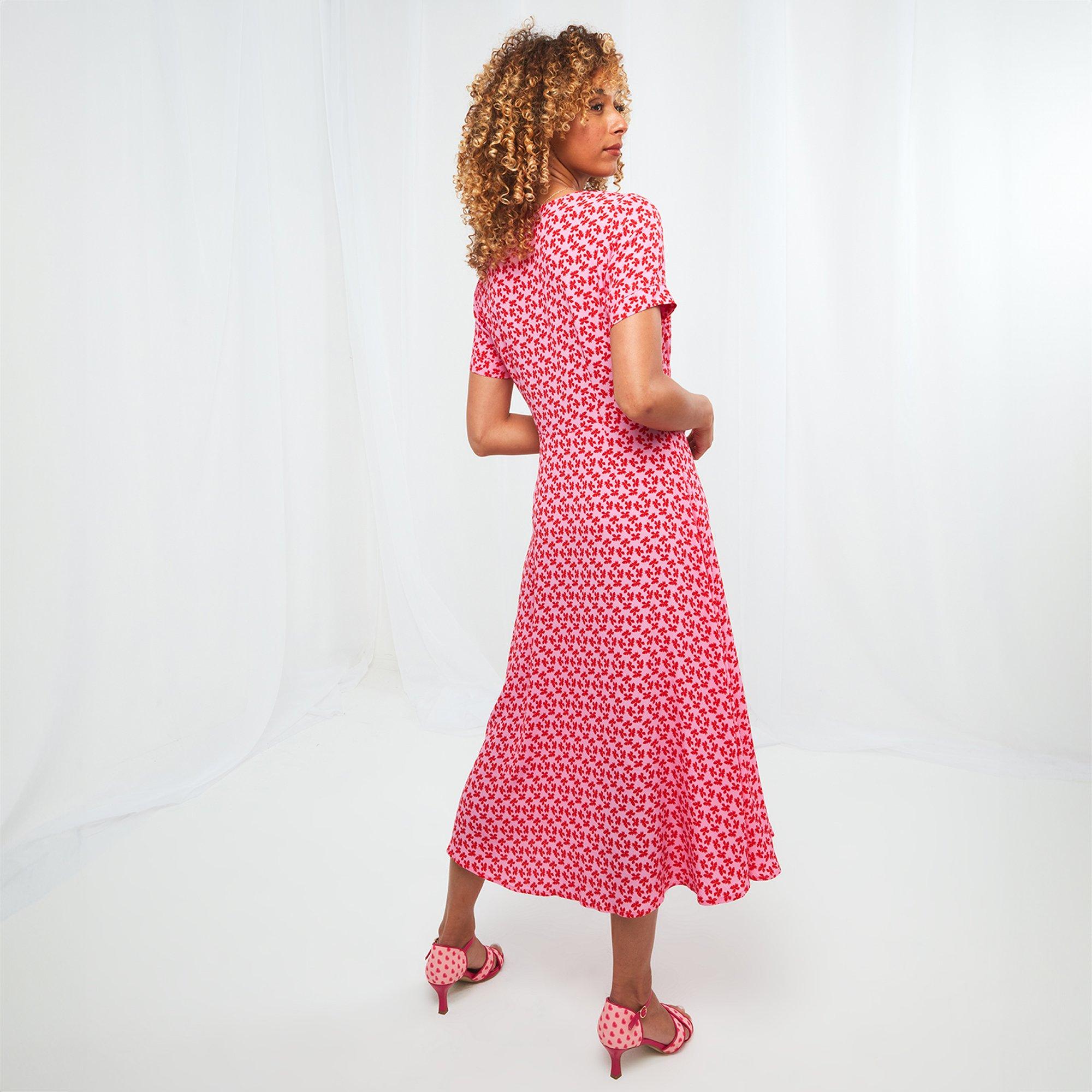 Joe Browns Studio Joe Brown Red Butterfly Tea Dress