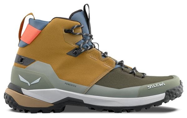 Chaussures de Randonnée Salewa Puez Mid Powertex Marron/Gris