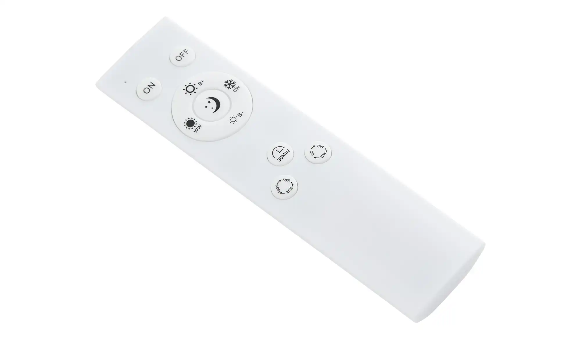 KHG LED-Deckenleuchte, 3-flammig, chrom/ alu mit Fernbedienung