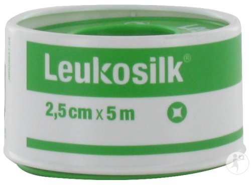 Bsn Medical Leukosilk Sparadrap Fourreau 5m x 2,5cm Pièce 1 (102203)