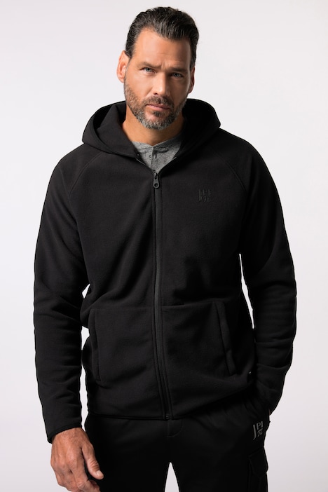 JAY-PI Fleece-Jacke, ultraleicht, Kapuze, bis 7 XL
