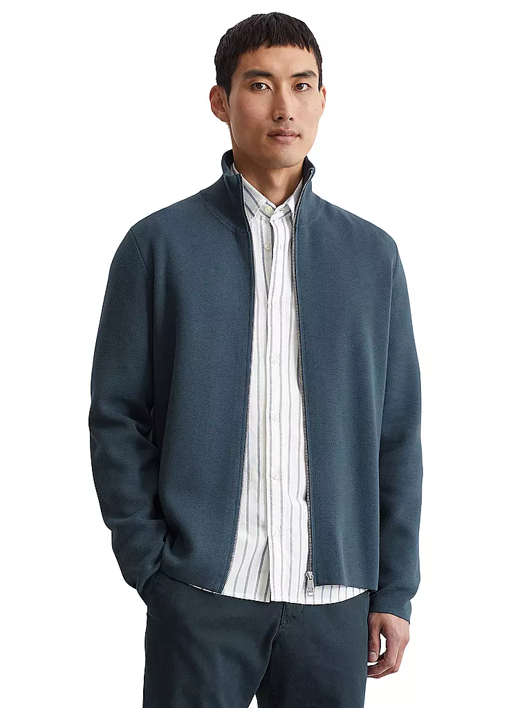 MARC O'POLO Strickjacke  blau