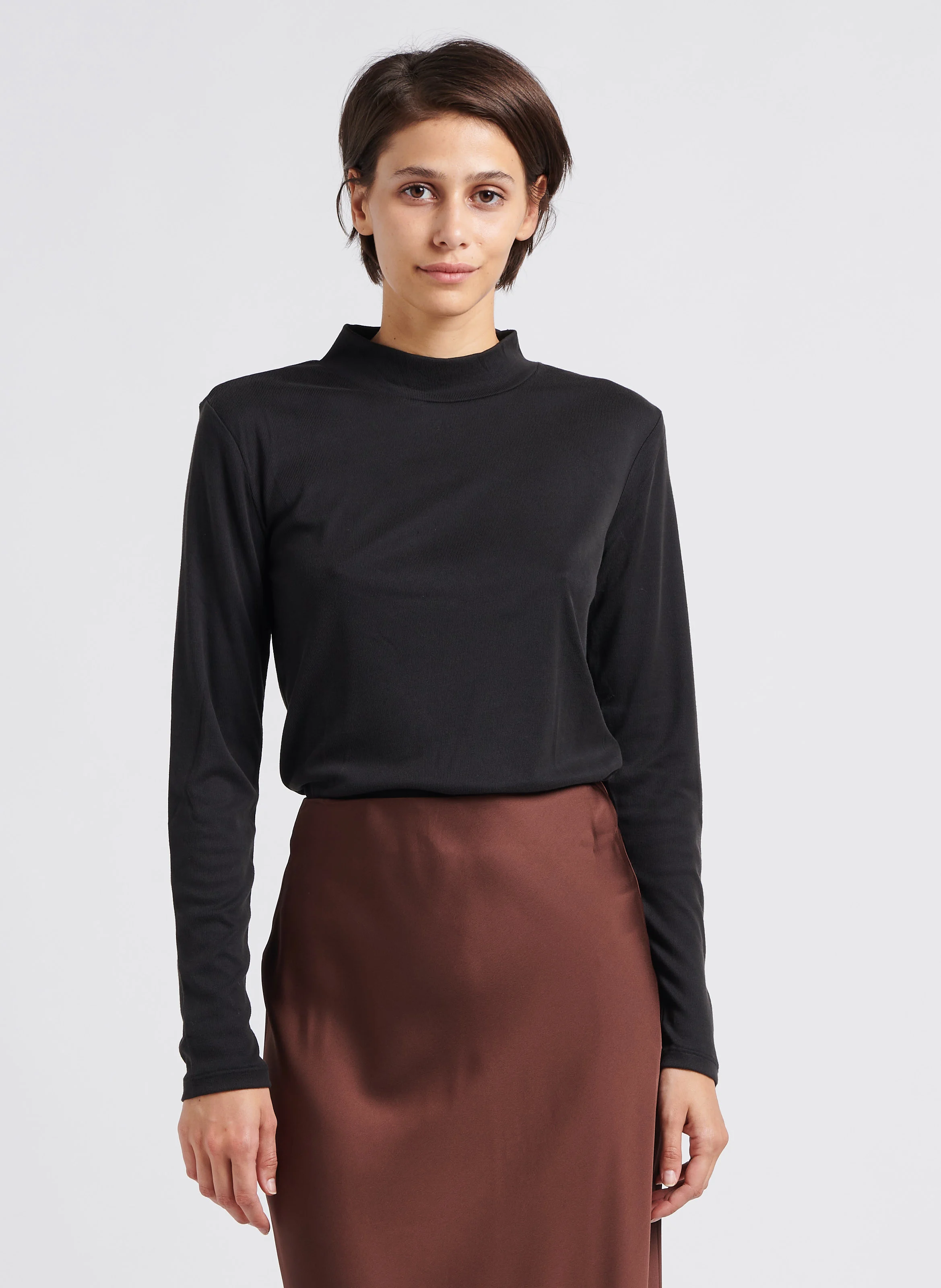 LULLU - Tee-shirt col rond| Noir