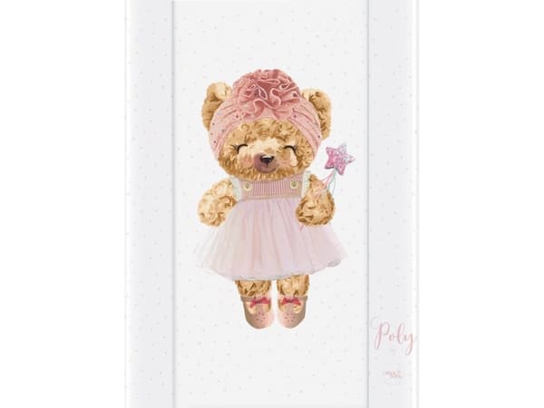 CEBA hard changing mat short FLUFFY PUFFY, 50x70 cm, Poly, W-203-132-681