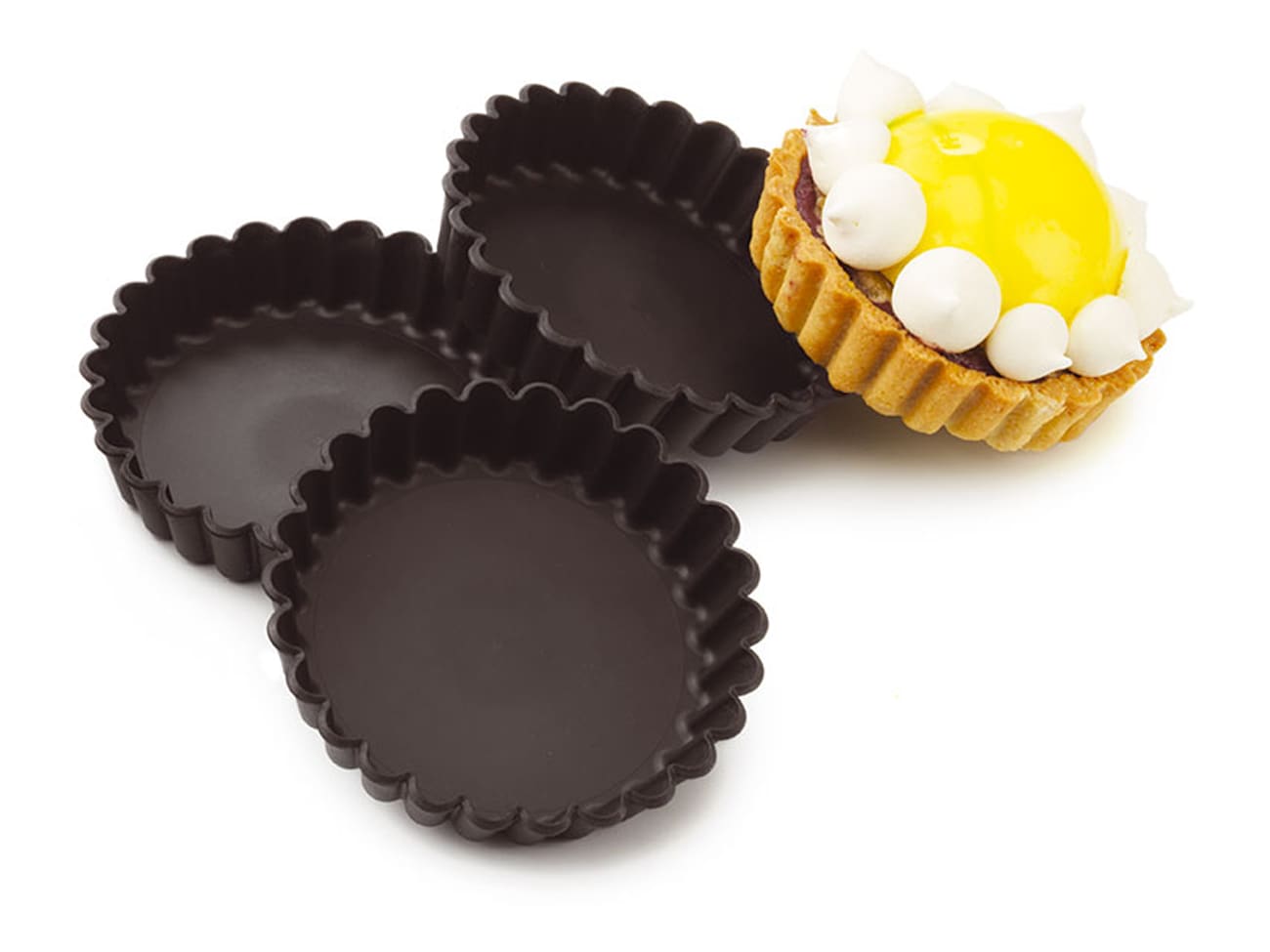 Moule à tartelette cannelé - Exoglass® - Ø 9 cm - Matfer