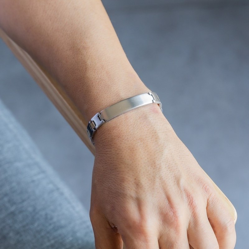Gourmette Bracelet Fashion pour Homme en Acier