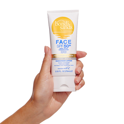 Bondi Sands Sunscreen Tinted Matte Face Lotion, SPF 50 ,75 ml