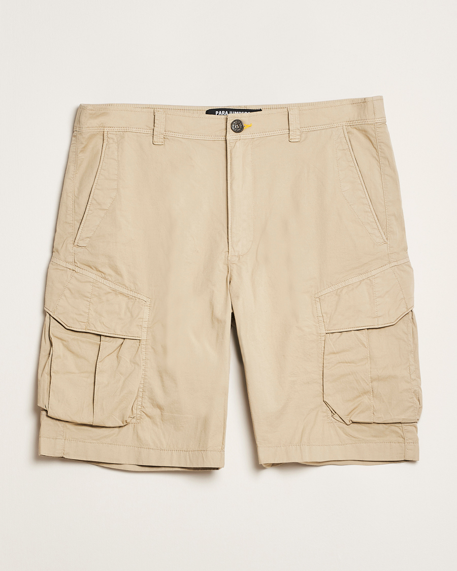 Parajumpers Edmund Garment Dyed Twill Cargo Shorts Asparagus
