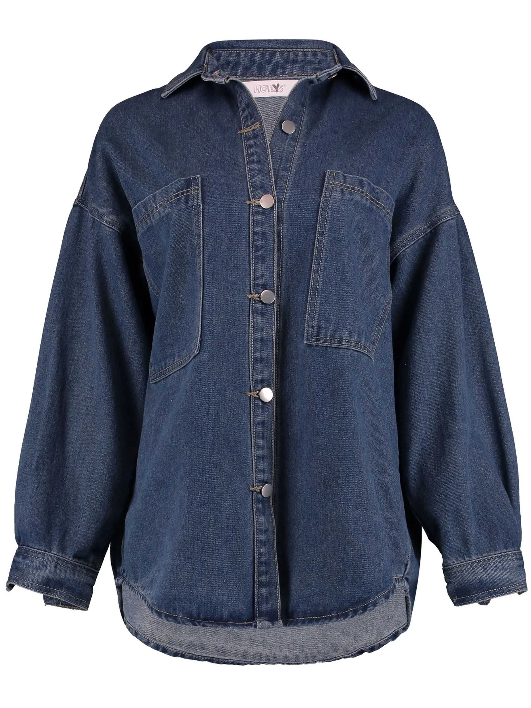 Hailys YAM-2403022 LS C BL DE44MINA Jeanshemd