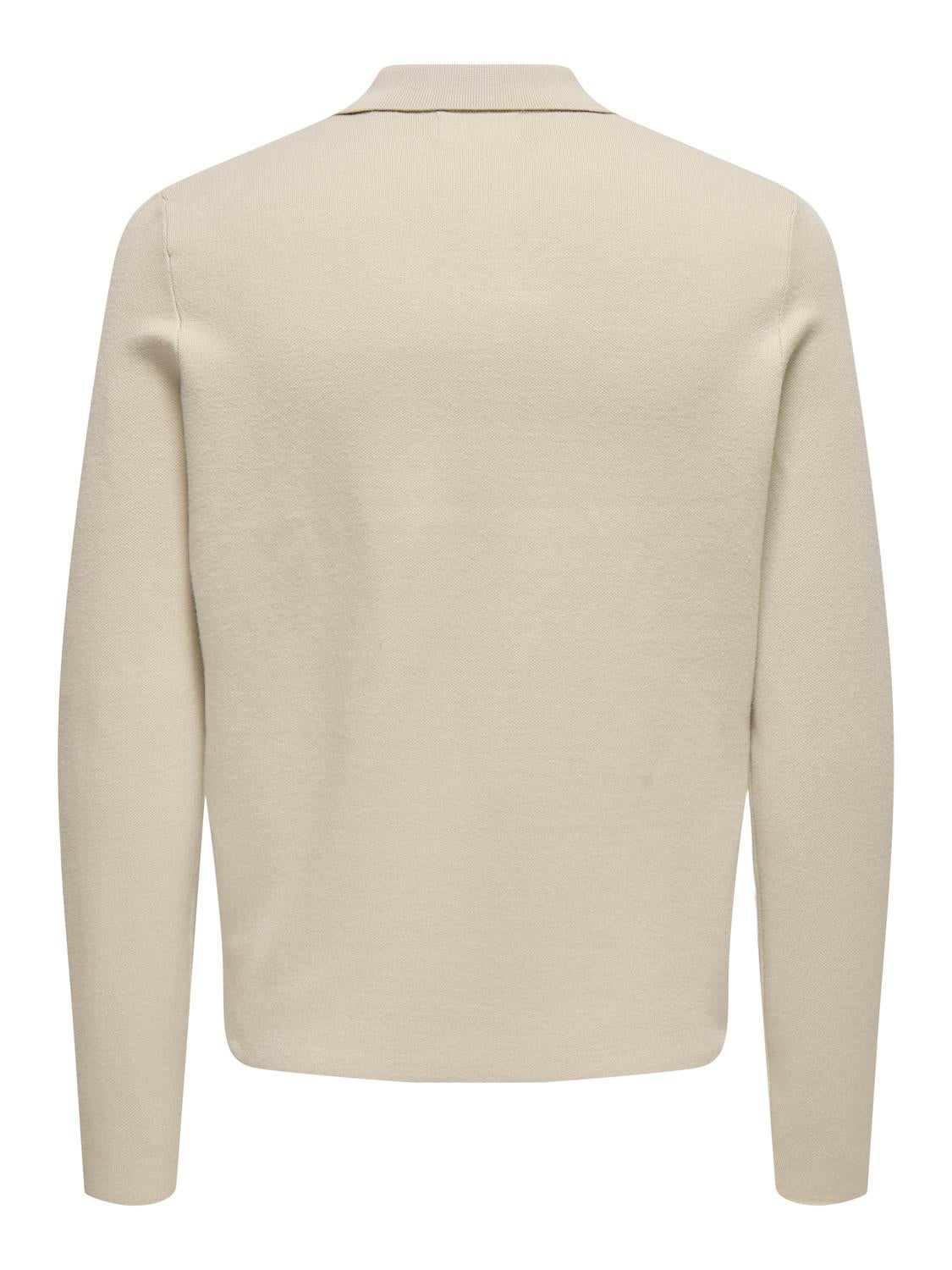ONSCOOPER Pullover Silver Lining