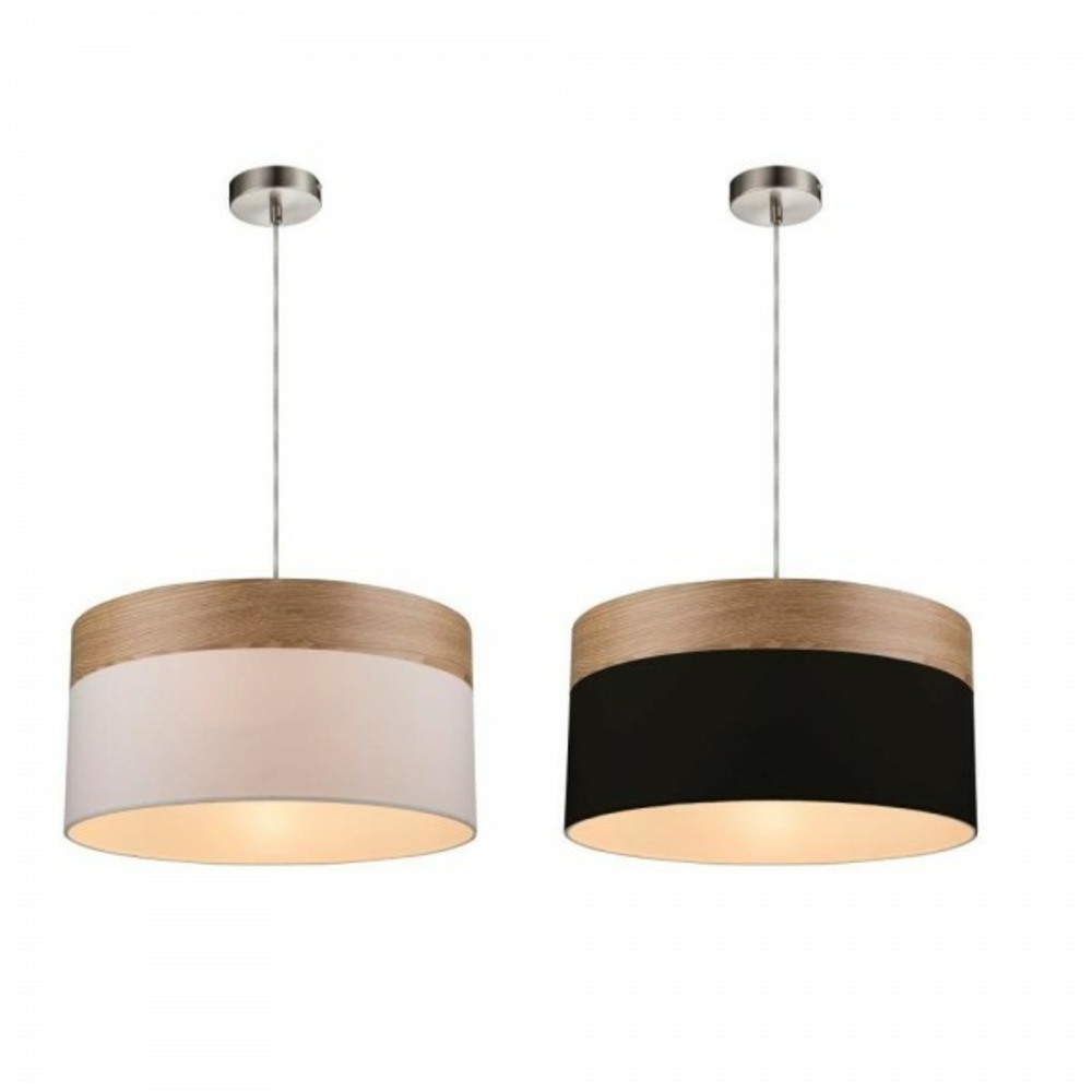 Suspension blanc noir polyester (2 pcs) (38 x 38 x 25 cm)