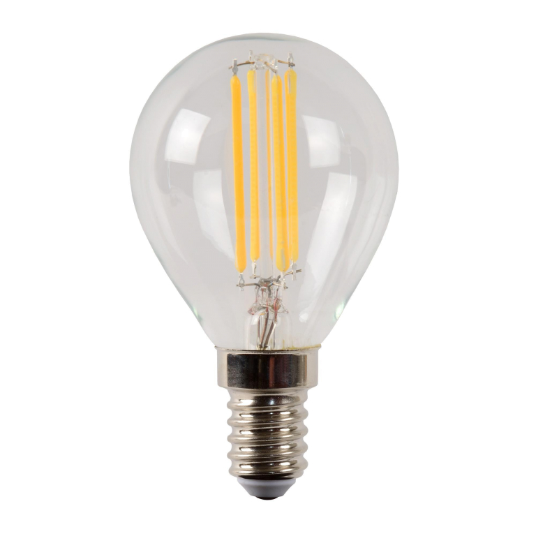 Lucide P45 LED lichtbron E14 4W 2700K transparant dimbaar