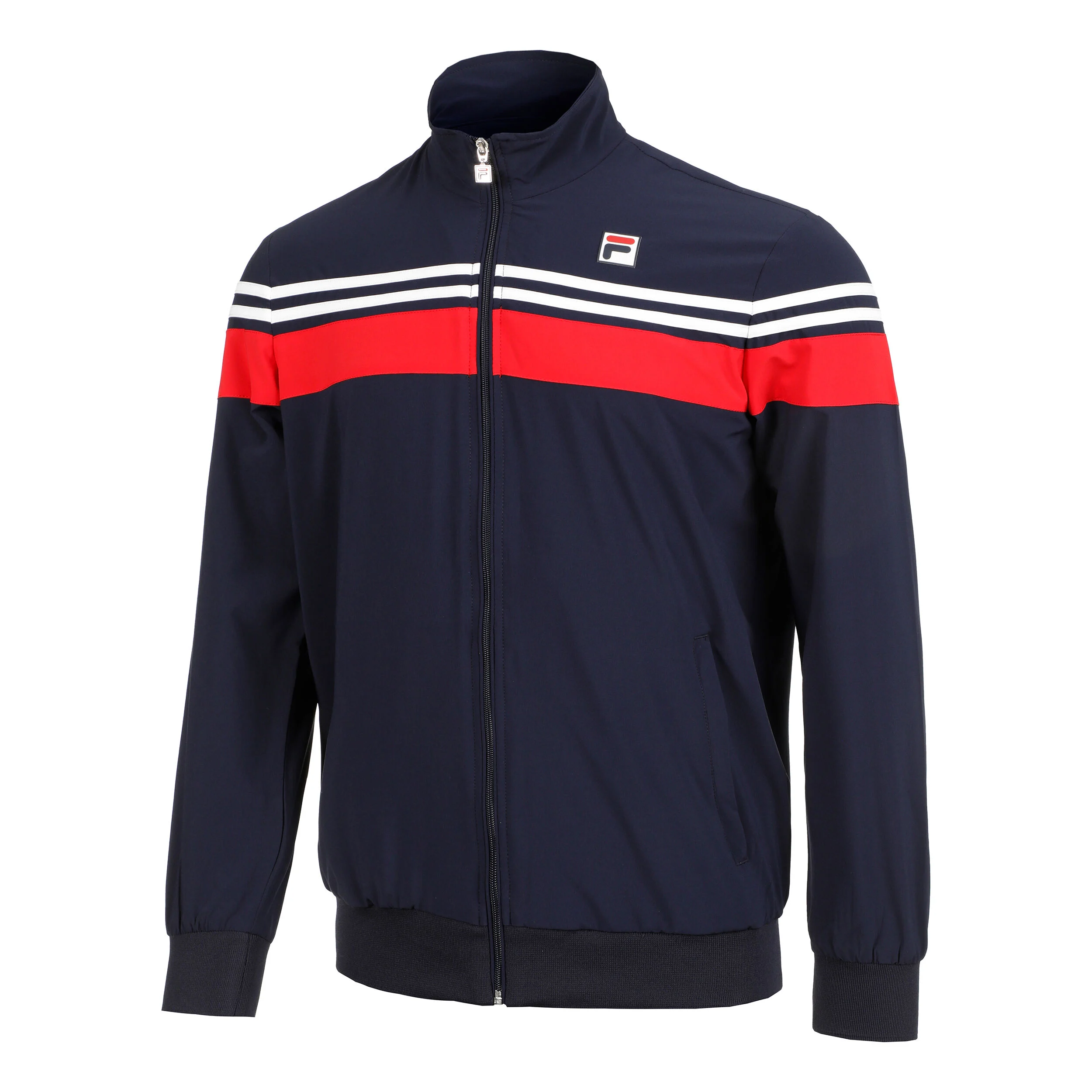 Fila Bruno Veste De Survêtement Hommes - Bleu Foncé , Multicouleur