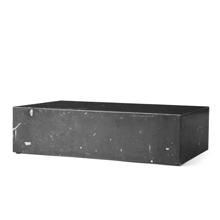 Audo - Plinth Couchtisch low, nero marquina