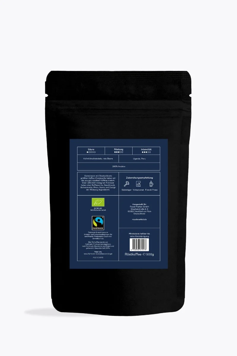 roastmarket you got roasted! Cafe Crema Creamylicious Bio Vorteilspaket 2kg