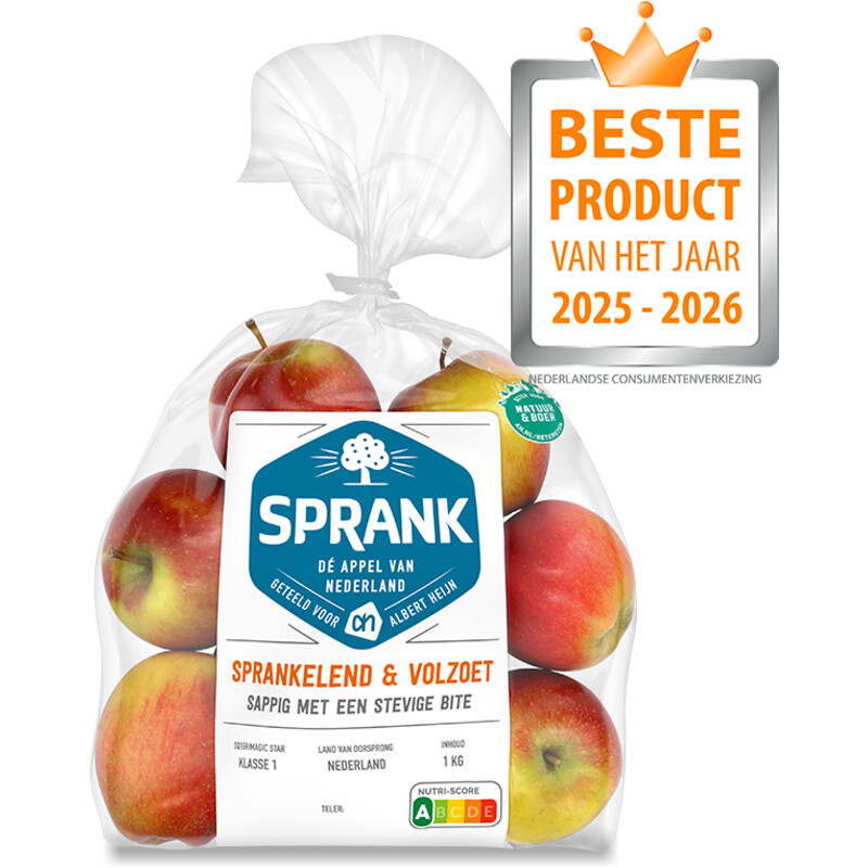 SPRANK Appels zak