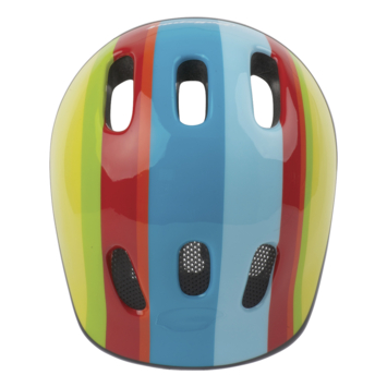 Polisport kinderfietshelm 44/48cm regenboog