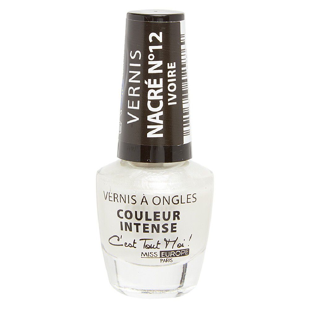 Vernis à ongles nacré ivoire n°12