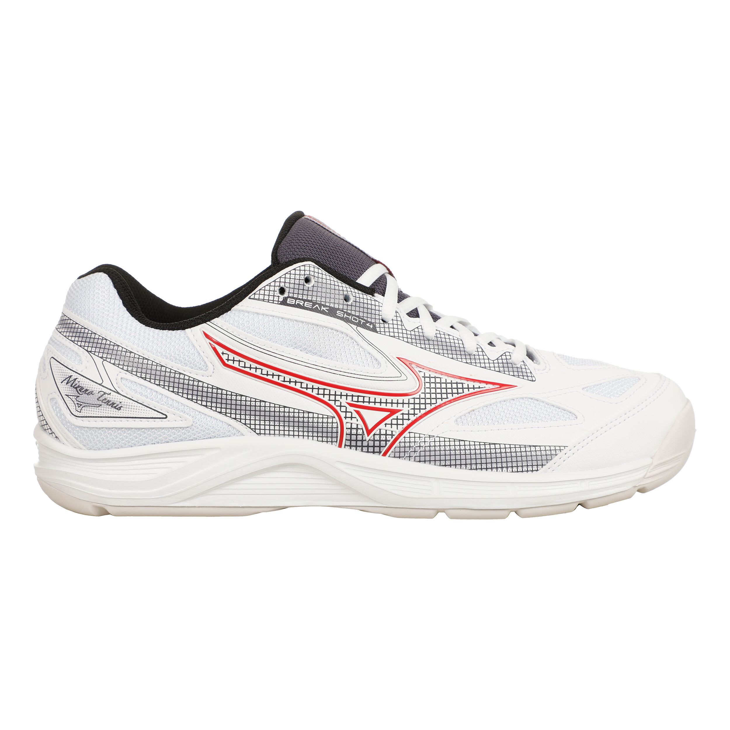 Mizuno Break Shot Chaussure Moquette Hommes - Blanc , Rouge