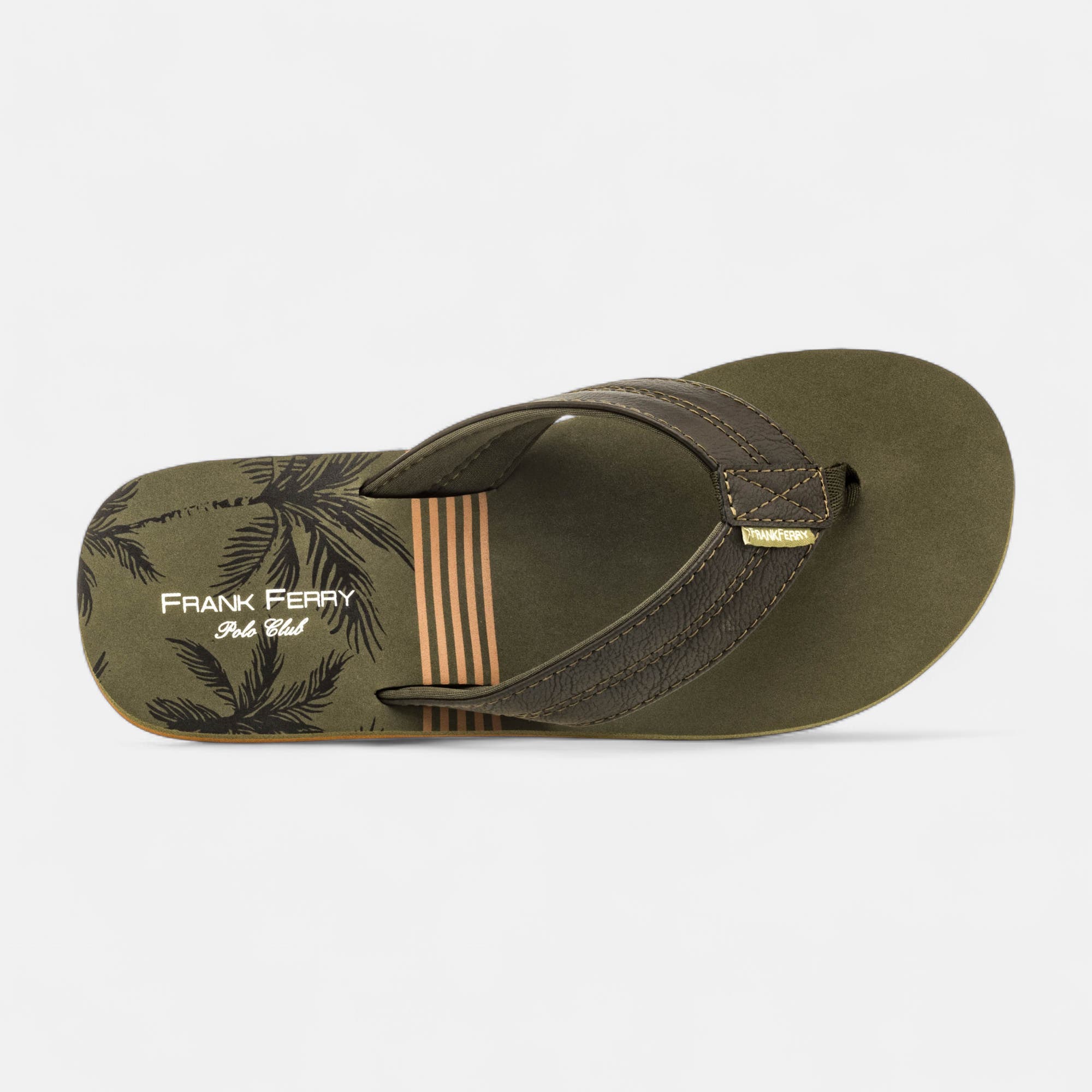Claquettes de plage Homme kaki