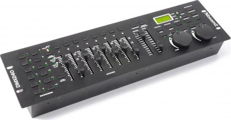 BeamZ DMX240 - 192 kanaals DMX controller voor 12 lichteffecten