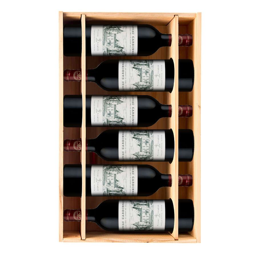 Château Carbonnieux 2017 - 6 bouteilles & Caisse bois