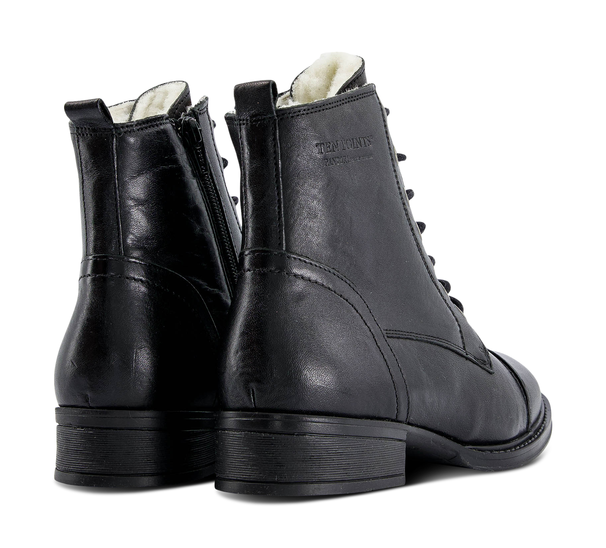Ten Points Pandora - Schnürstiefel schwarz