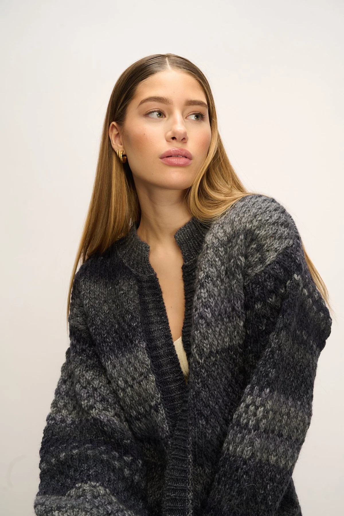 Noella Gio Cardigan black mix