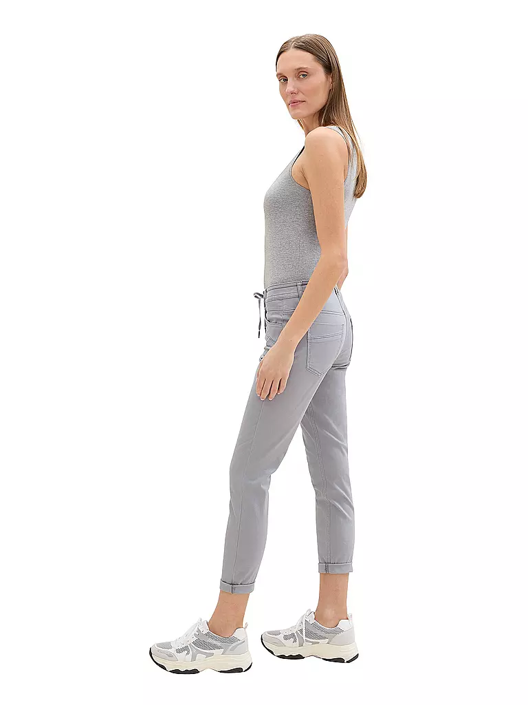 TOM TAILOR Hose Tapered Fit 7/8 grau