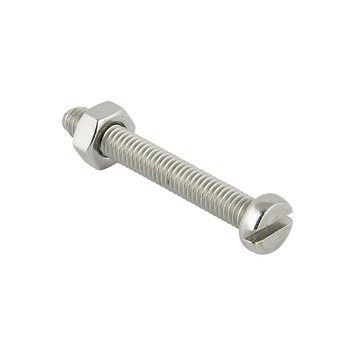 GAMMA metaalschroef M4 x 20mm cilinderkop RVS 15 stuks