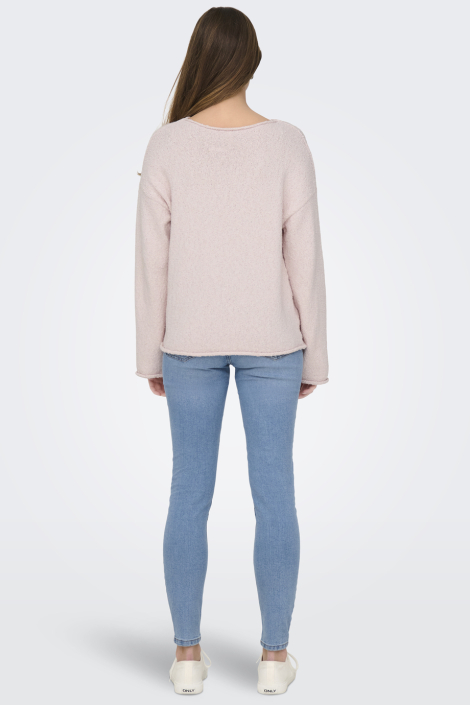 Only roze dames trui
