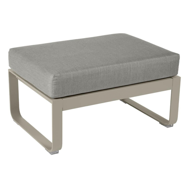 Fermob Bellevie hocker kussen grey taupe Nutmeg