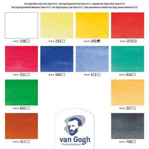 Talens Van Gogh Aquarellholzkasten