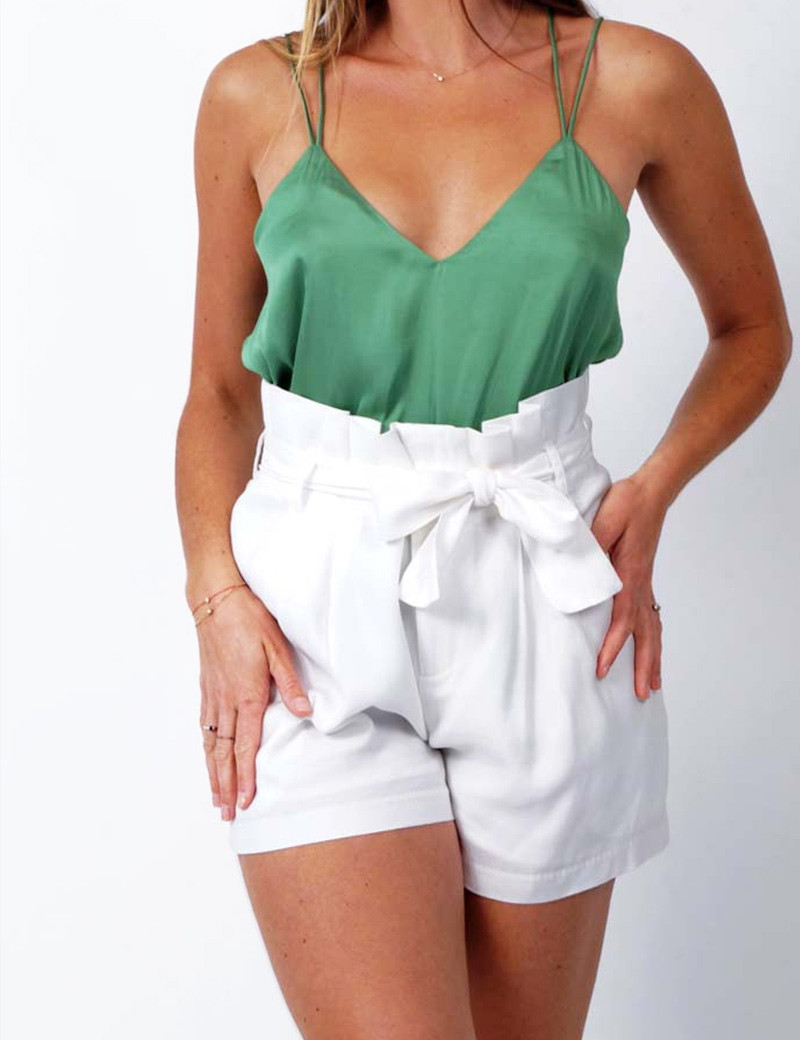 SEE U SOON SHORT CEINTURE OFF WHITE