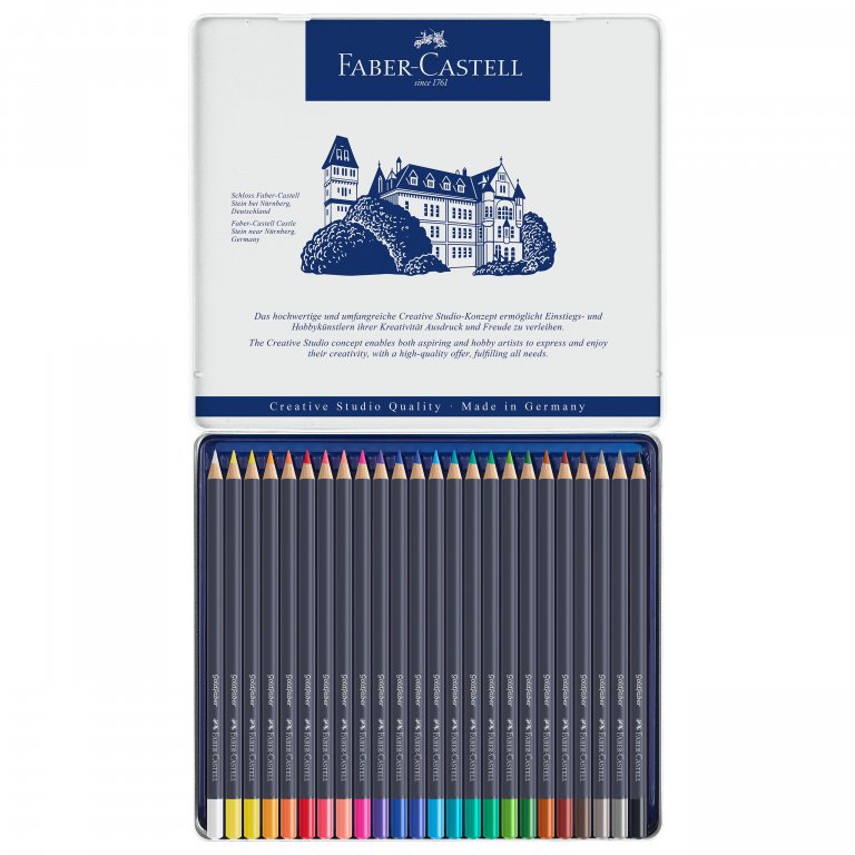 Faber-Castell Farbstift Goldfaber, 24er-Set