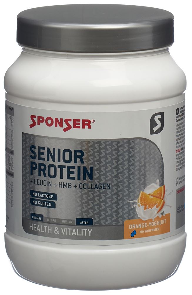 SPONSER Senior Protein Plv Orange Yoghurt Ds 455 g