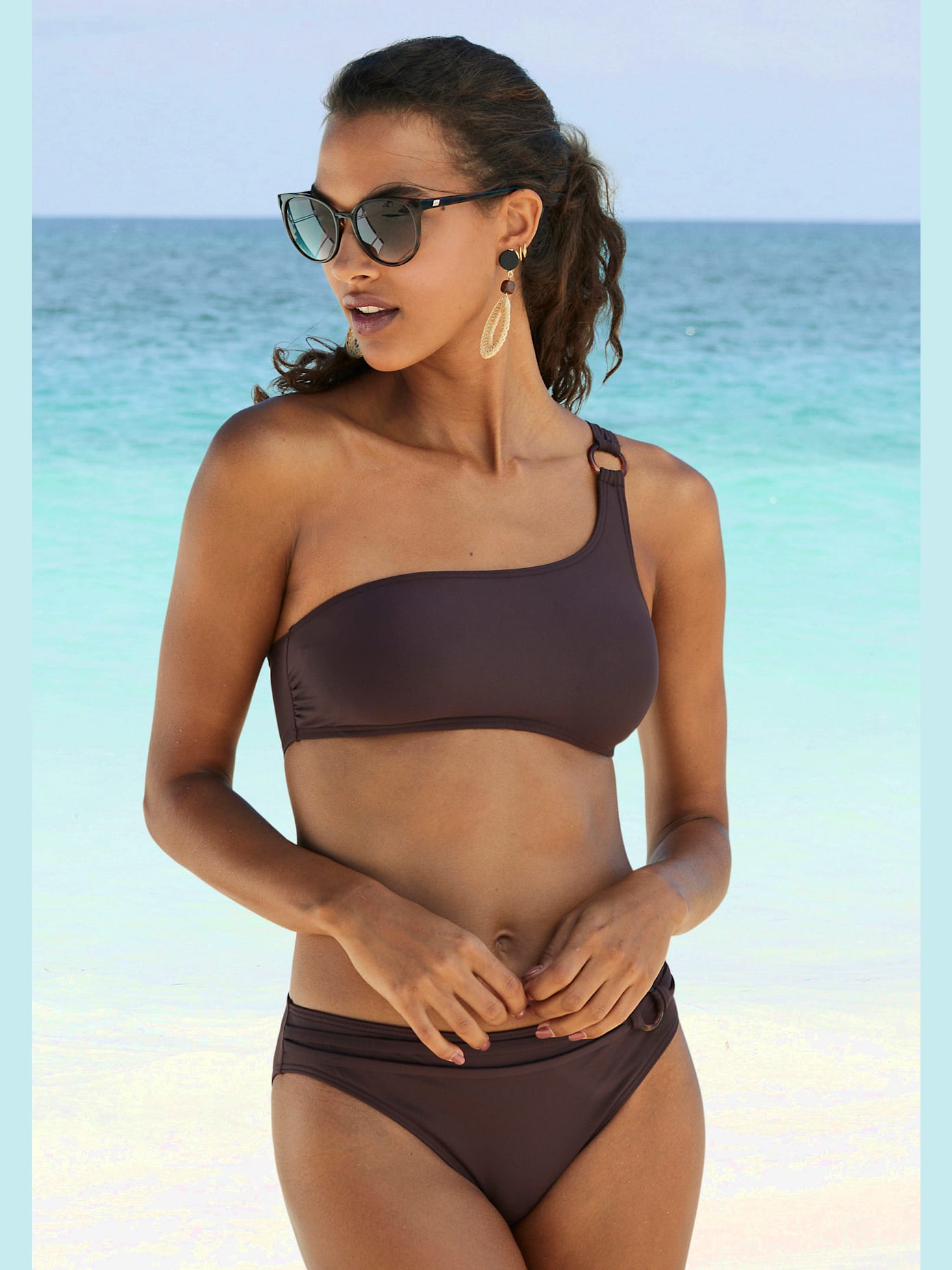 Haut de bikini bustier bonnets amovibles