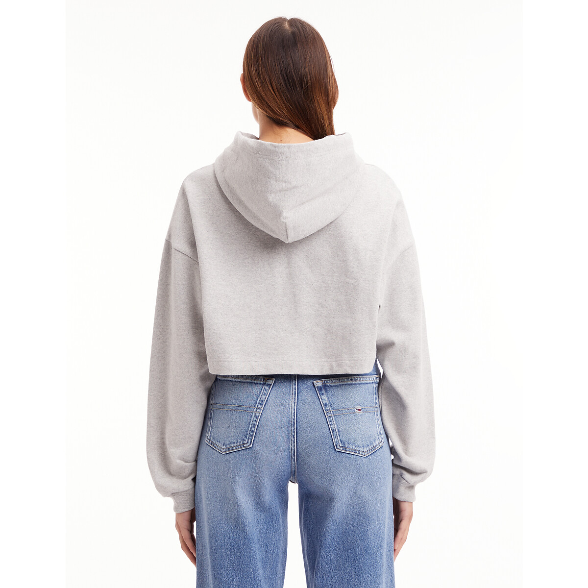 TOMMY JEANS<br>Moletom com capuz e estampa na frente