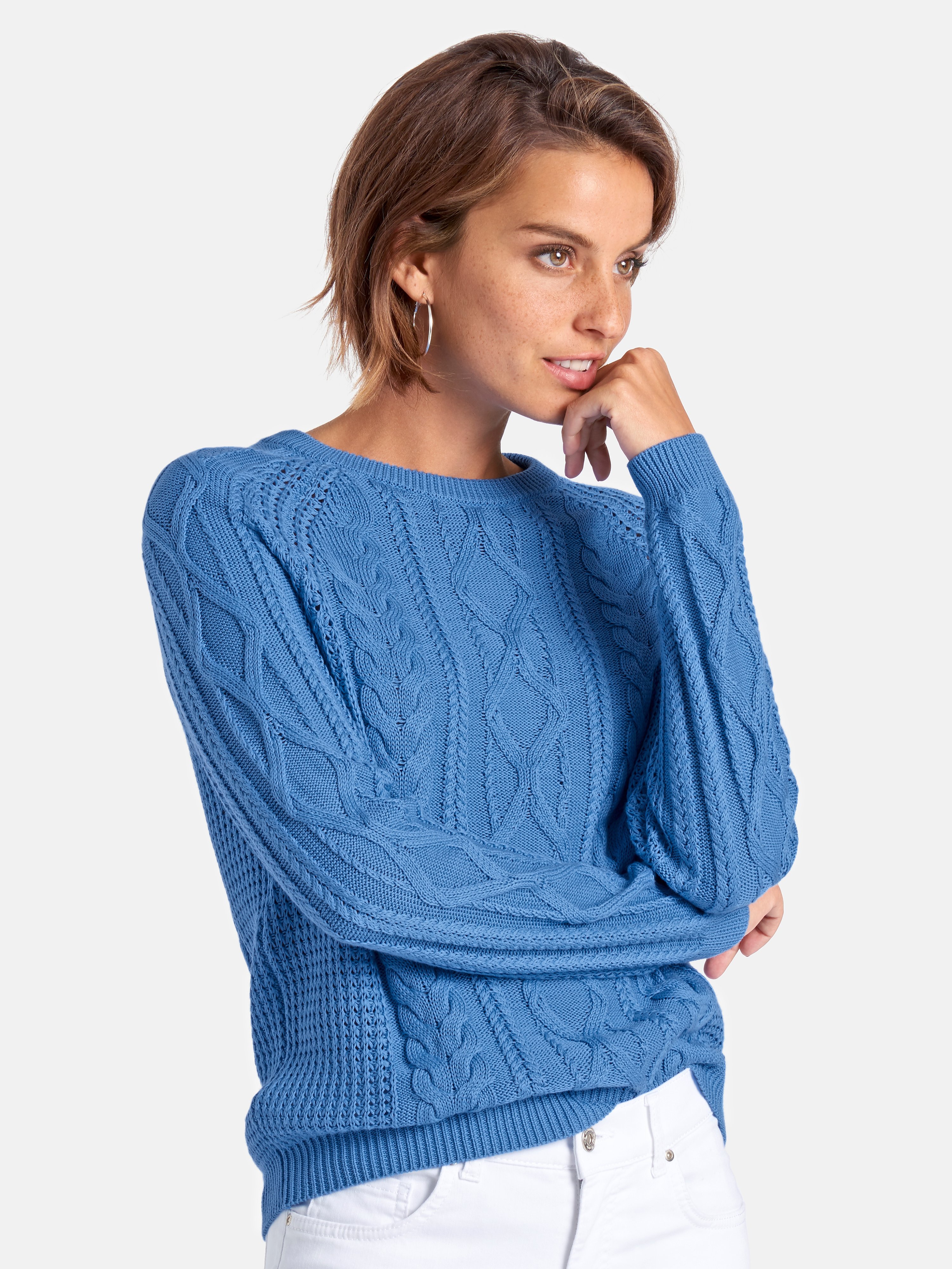 Pullover aus 100% Baumwolle Premium Pima Cotton
