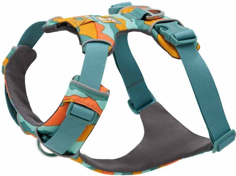 Ruffwear - Front Range - Hondentuig - Aurora Teal - Comfortabel Anti-trek Tuig