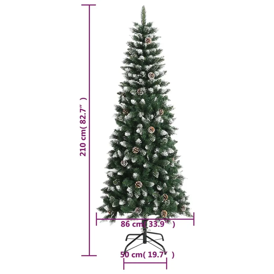 vidaXL - Kerstboom - Groen - 210 cm