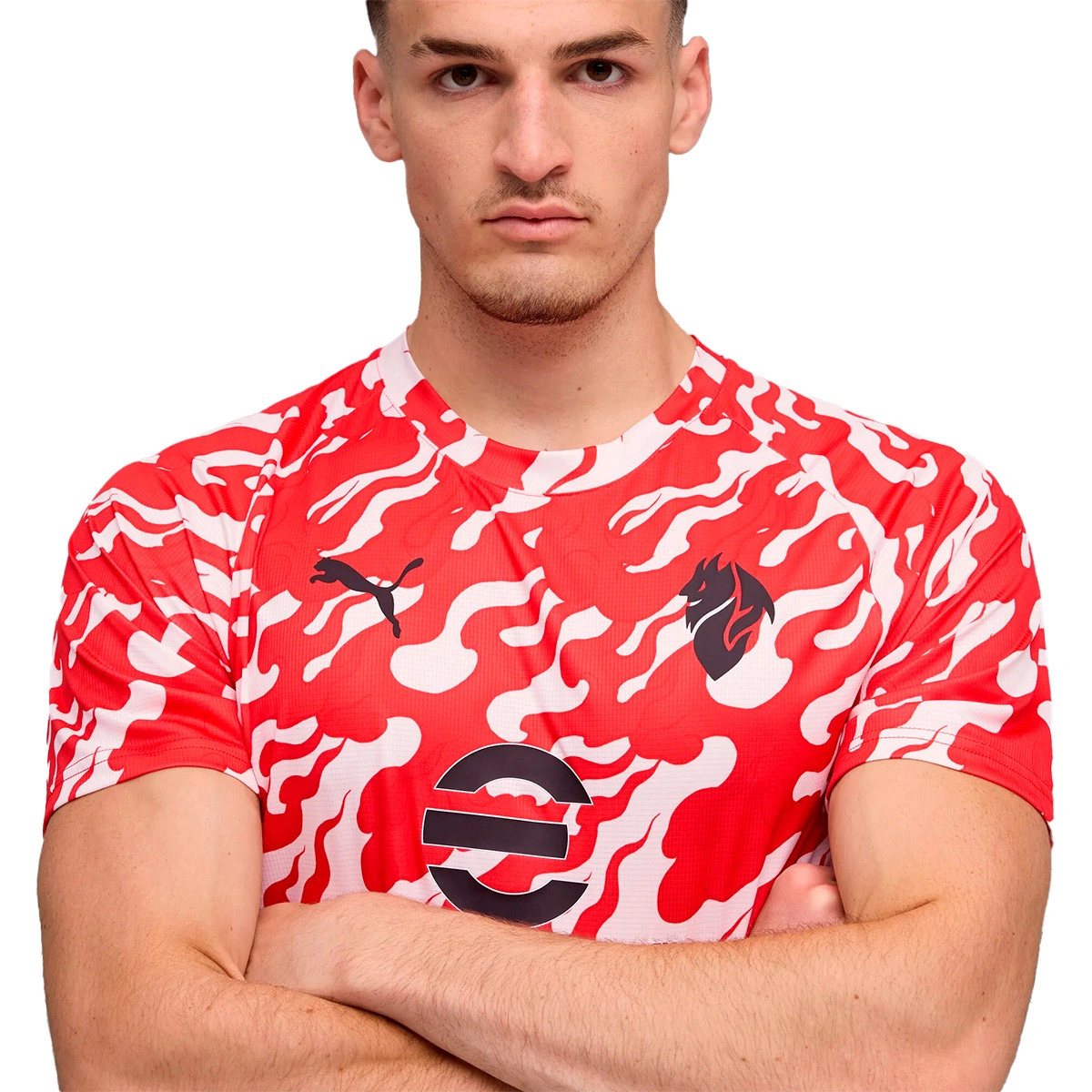 Camisola Puma AC Milan Pre-Match 2025-2026